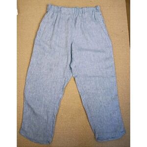 Haven Well Within Women Linen Pants Jogger Slim elastic‎ Waist Size L